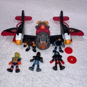 Fisher-Price Imaginext Sky Racers Twin Eagle with 5 figures